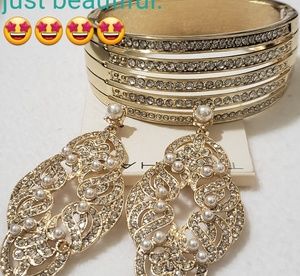 Set(earrings & bracelet)